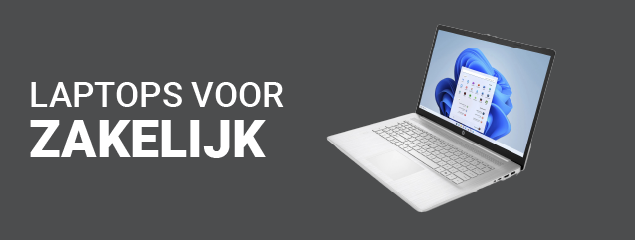 Info banner voor blog over zakkelijke laptops